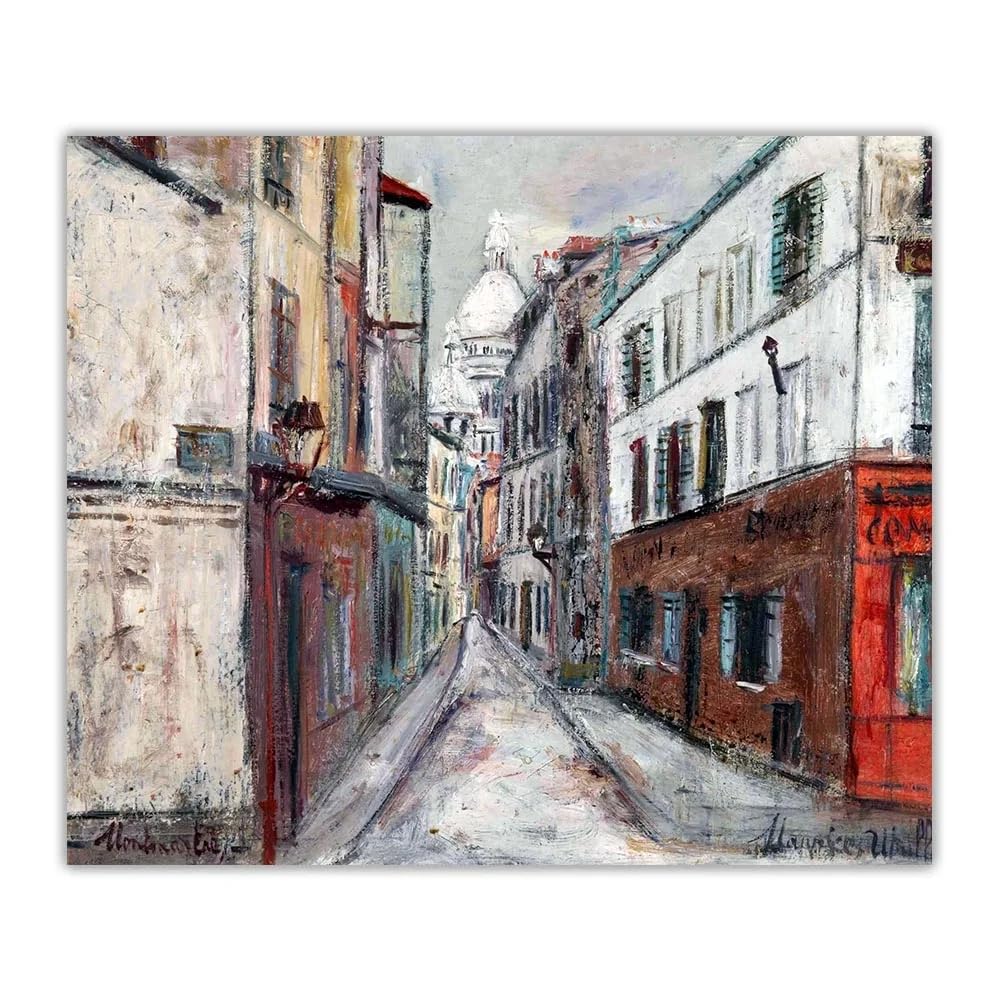 Amazon.co.jp: モーリス・ユトリロポスターモダンキャンバス